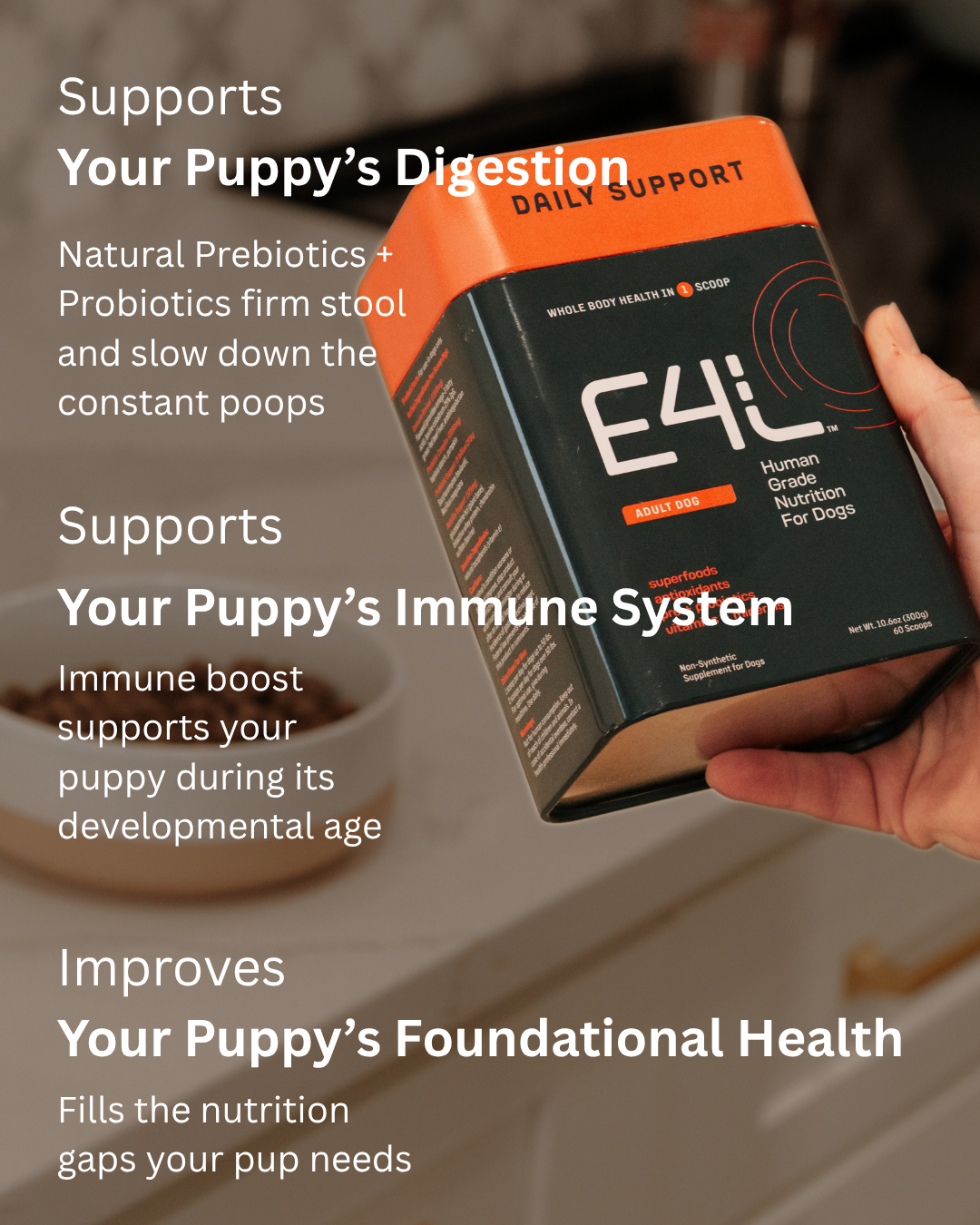 E4L Puppy Probiotic Plus*